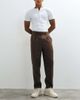 ASOS DESIGN ASOS DESIGN tailored pleated relaxed tapered pants in brown microtexture - 1