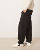 ASOS DESIGN ASOS DESIGN tailored pleated relaxed tapered pants with elastic waistband in black - 3