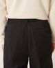 ASOS DESIGN ASOS DESIGN tailored pleated relaxed tapered pants with elastic waistband in black - 4