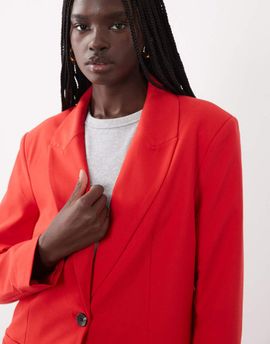 ASOS DESIGN ASOS DESIGN Tailored relaxed blazer in red