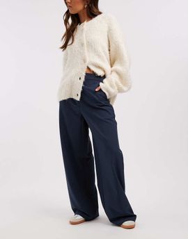 ASOS DESIGN ASOS DESIGN tailored relaxed straight leg pants in navy