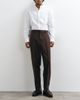 ASOS DESIGN ASOS DESIGN tailored relaxed tapered pants in brown with pintuck - 1
