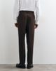 ASOS DESIGN ASOS DESIGN tailored relaxed tapered pants in brown with pintuck - 3