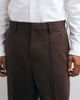 ASOS DESIGN ASOS DESIGN tailored relaxed tapered pants in brown with pintuck - 4