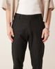 ASOS DESIGN ASOS DESIGN tailored slim fit linen blend pants in black - 4