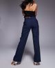 ASOS DESIGN ASOS DESIGN tailored slim straight pants in navy - 4