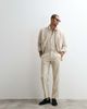 ASOS DESIGN ASOS DESIGN tailored straight leg pants in beige linen rich fabric-Neutral - 2