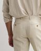 ASOS DESIGN ASOS DESIGN tailored straight leg pants in beige linen rich fabric-Neutral - 4