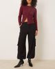 ASOS DESIGN ASOS DESIGN tailored straight leg pants with cuffs and utility pocket detail in black - 1