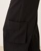 ASOS DESIGN ASOS DESIGN tailored straight leg pants with cuffs and utility pocket detail in black - 4