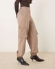 ASOS DESIGN ASOS DESIGN tailored straight leg pants with cuffs and utility pocket details in taupe-Brown - 2