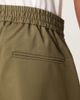 ASOS DESIGN ASOS DESIGN tailored straight pants in dark green with elastic waist - part of a set - 3