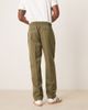 ASOS DESIGN ASOS DESIGN tailored straight pants in dark green with elastic waist - part of a set - 4