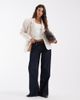 ASOS DESIGN ASOS DESIGN Tailored strong shoulder nipped waist blazer in taupe heather-Neutral - 2