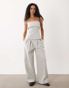ASOS DESIGN ASOS DESIGN tailored style jogger set in gray