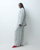 ASOS DESIGN ASOS DESIGN tailored tapered mensy pants in winter white plaid - 4