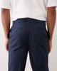 ASOS DESIGN ASOS DESIGN tailored tapered pants in navy washable wool-Blue - 4