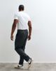 ASOS DESIGN ASOS DESIGN tailored tapered pants with elastic waist and rolled cuffs in charcoal-Gray - 4
