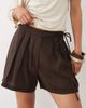 ASOS DESIGN ASOS DESIGN tailored tie detail shorts in chocolate-Brown - 2