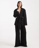 ASOS DESIGN ASOS DESIGN tailored tie waist or scarf detail multiway blazer in black - part of a set-Brown - 2