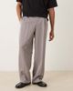 ASOS DESIGN ASOS DESIGN tailored wide leg pants with double pleats in light gray - 1