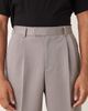 ASOS DESIGN ASOS DESIGN tailored wide leg pants with double pleats in light gray - 4