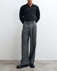 ASOS DESIGN ASOS DESIGN tailored wide leg pants with wool in charcoal texture-Gray - 1
