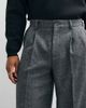 ASOS DESIGN ASOS DESIGN tailored wide leg pants with wool in charcoal texture-Gray - 2