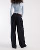 ASOS DESIGN ASOS DESIGN tailored wide leg pleated pants in navy pinstripe - 4
