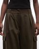 ASOS DESIGN ASOS DESIGN Tailored wool look bonded utility trouser in brown-Green - 4