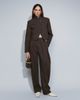 ASOS DESIGN ASOS DESIGN Tailored wool look boxy cropped high neck blazer in khaki-Green - 2