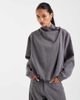 ASOS DESIGN ASOS DESIGN Tailored wrap shacket top in gray melange - 1