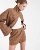 ASOS DESIGN ASOS DESIGN tailored wrap skort in brushed plaid - part of a set-Brown - 2