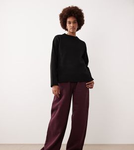 ASOS DESIGN ASOS DESIGN Tall straight leg sweatpants in wine-Red