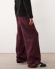 ASOS DESIGN ASOS DESIGN Tall straight leg sweatpants in wine-Red - 2