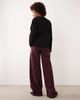 ASOS DESIGN ASOS DESIGN Tall straight leg sweatpants in wine-Red - 3