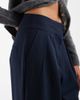 ASOS DESIGN ASOS DESIGN Tall tailored double pleated tapered pants in navy-Green - 4