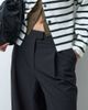 ASOS DESIGN ASOS DESIGN Tall Tailored low rise mensy pants in black - 3