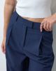 ASOS DESIGN ASOS DESIGN Tall Tailored low rise mensy pants in navy - 3