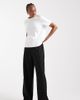 ASOS DESIGN ASOS DESIGN Tall tailored relaxed straight leg pants in black pinstripes - 1