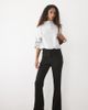 ASOS DESIGN ASOS DESIGN Tall tailored slinky flare pants in black - 1