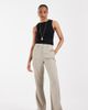ASOS DESIGN ASOS DESIGN Tall tailored snatch flare pants in herringbone stripes-Neutral - 1