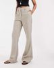 ASOS DESIGN ASOS DESIGN Tall tailored snatch flare pants in herringbone stripes-Neutral - 2