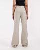 ASOS DESIGN ASOS DESIGN Tall tailored snatch flare pants in herringbone stripes-Neutral - 4