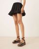 ASOS DESIGN ASOS DESIGN Tammy wood effect wedges with buckle detail in black croc - 4