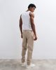 ASOS DESIGN ASOS DESIGN tapered chinos in beige-Neutral - 3