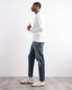 ASOS DESIGN ASOS DESIGN tapered fit jeans with tint in mid wash blue - 3