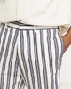 ASOS DESIGN ASOS DESIGN tapered smart pants in white and navy stripe - 3