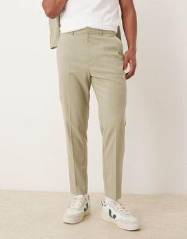 ASOS DESIGN ASOS DESIGN tapered suit pants in light green