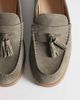 ASOS DESIGN ASOS DESIGN tassel loafers in khaki-green suede - 2